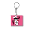 もけもけの病みもけシリーズ【うさぎ】 Acrylic Key Chain