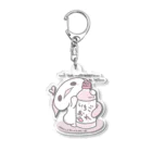 itsuto-こねこしょうしょうめんへらの「すとろべりーほりっく」 Acrylic Key Chain