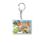 Kanon Tanakaの京都のカエル全種大集合！「かえるだらけ王国」 Acrylic Key Chain