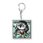 Alacarteの猫仙人のロックンロール🎶 Acrylic Key Chain