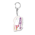 トリドリ市場の木のぽーず Acrylic Key Chain