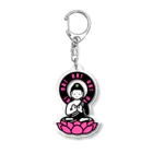 くねくね道のOK! BUDDHA Acrylic Key Chain