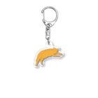 猫街寅子店の寝転ぶニャン Acrylic Key Chain