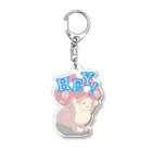 美桜のKawaii万葉集！ SUZURI店のキノコのきーたん Acrylic Key Chain