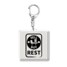 INVEST-LIGHT ほたるのお店のSELL・BUY・REST Acrylic Key Chain