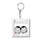 DECORの心くばりペンギン　SNSでシェアver. Acrylic Key Chain