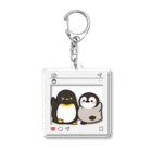 DECORのほのぼの子ペンギン　SNSでシェアver. Acrylic Key Chain