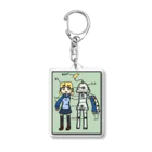 轟木のロマンさん組立図 Acrylic Key Chain