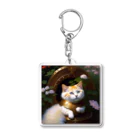 CAT_LINE_STOREの天界に住まうイタズラ猫 Acrylic Key Chain