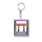 ぬんぬんしょっぷのステンドガラスっぽいグッズ Acrylic Key Chain