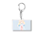 cafenecocoのふわふわあづき Acrylic Key Chain