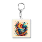 CoffeePixelのPixelBrew Cup D Acrylic Key Chain