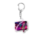 Vibrant Novaのsyber punk girl Acrylic Key Chain