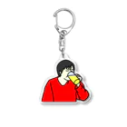 怪物くんの自由時間のジョッキ怪物 Acrylic Key Chain