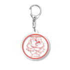 Art na plantsのAgave titanota orange Acrylic Key Chain