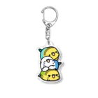 Cody the LovebirdのChubby Bird セキセイ団子　セキセイインコ Acrylic Key Chain