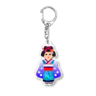 エフリリーカのJapanese Doll B Acrylic Key Chain