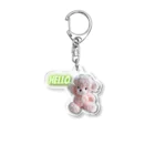 haruha工房のhello クマさん Acrylic Key Chain