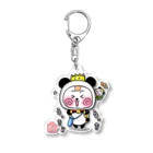 旅猫王子れぉにゃん👑😼公式(レイラ・ゆーし。)のパンダ☆れぉにゃん Acrylic Key Chain