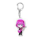 ＡIＫＡのお店のギタリストキーホルダー(ピンク) Acrylic Key Chain