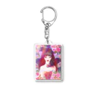 💖宇宙整体♪🌈♪こころからだチャンネル♪💖のuniversalPrincess 紅の女神様 Acrylic Key Chain