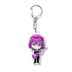 ＡIＫＡのお店のギタリストキーホルダー(パープル) Acrylic Key Chain