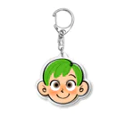 おおつきあやの喜怒哀楽の喜 Acrylic Key Chain