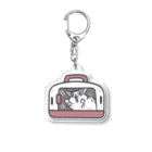 大賀一五の店のうさぎさんのおでかけ Acrylic Key Chain