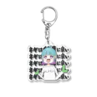 RAMENDOZEのれくもちちゃん (仮称) ネギは健康に良い!! Acrylic Key Chain