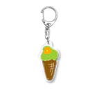 あかりのお絵かきのアイスクリームになった Acrylic Key Chain