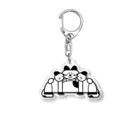 nuru  SHOP  のねこのおやこ チュー Acrylic Key Chain