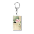 MUGEN ARTの小原古邨　蓮と雀　Ohara Koson / Songbird and Lotus Acrylic Key Chain