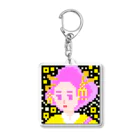 青天女AotennyoのPGC QR イエロー Acrylic Key Chain