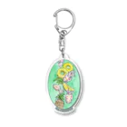 MoChi_Megのイカパイナポー=Ika&Pineapple Acrylic Key Chain