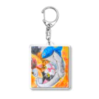 Nanahaの三毛猫 Acrylic Key Chain