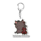 にかもとりか🐰喋ったり弾き語ったり縫ったりの日々のnewにゃあいちろうくんと一緒 Acrylic Key Chain