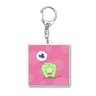 まいこの雑貨屋さんの赤子の頃を思い出すけろさん🐸 Acrylic Key Chain