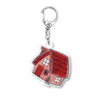 YUM DOLLSのミニチュアハウス茶 Acrylic Key Chain