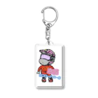 砂師off-roadpark shopの砂師のタカちゃん Acrylic Key Chain