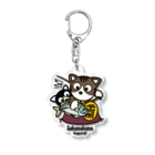 ikeyocraft の招き猫　鯵 Acrylic Key Chain