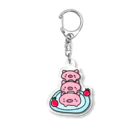 みつまめこshopの可愛いお料理 Acrylic Key Chain