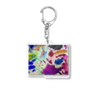 art workshop Huuのteam アニマルチルドレン(動物アップ) Acrylic Key Chain