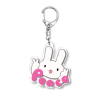 USAGI DESIGN -emi-のピース Acrylic Key Chain