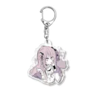 blossomのピンク✖紫系の地雷女の子 Acrylic Key Chain