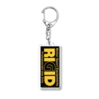 リジット・モータースポーツのRIGIDキーホルダー縦タイプ Acrylic Key Chain