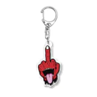 TRAVA design SHOPの挑発（赤） Acrylic Key Chain