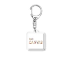 BAR CANVAS バーキャンバスのBAR CANVASロゴ Acrylic Key Chain