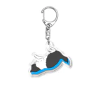 うらめし屋　の猫が落ちてる Acrylic Key Chain