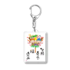 ほとけのこころ　の縁起熊手 Acrylic Key Chain