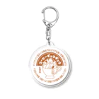 ほほらら工房 SUZURI支店の《ジュウシマツ》コーヒーギュウギュウ Acrylic Key Chain